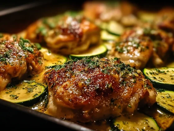 Juicy Chicken Thigh Zucchini Bake: Comfort Food at Its Best