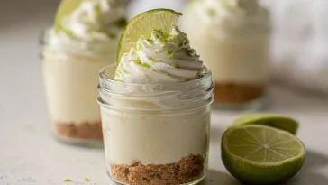 Key Lime Pie Mason Jars (No Bake) - Easy Summer Dessert