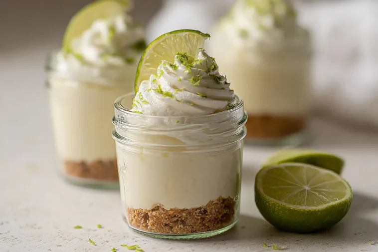 Key Lime Pie Mason Jars (No Bake) - Easy Summer Dessert