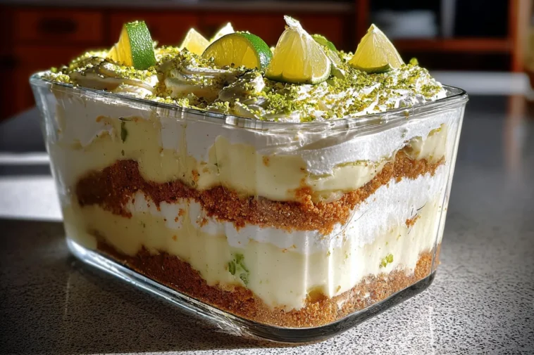 Delicious Key Lime Pie Trifle Layers