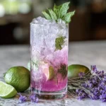 Lavender Mojito Mocktail - Refreshing Herbal Drink