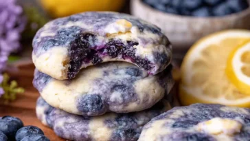 Lemon Blueberry Cheesecake Cookies Freshly Baked Treats