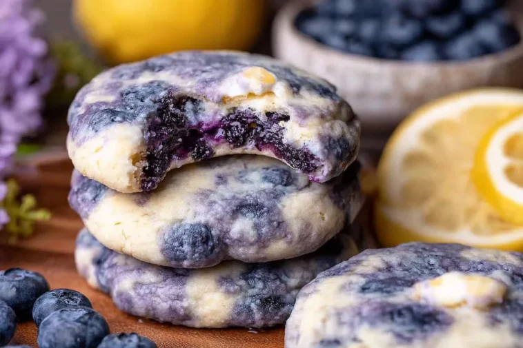 Lemon Blueberry Cheesecake Cookies Freshly Baked Treats
