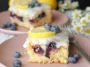 Lemon Blueberry Sheet Cake Fresh Out of the Oven
