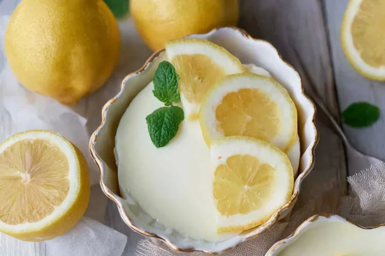 Creamy Lemon Posset Dessert in a Glass