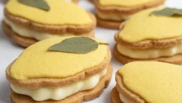 Lemon Sandwich Cookies With Creamy Lemon Curd