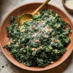 Lemony Parmesan Kale Salad Bowl