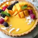 Mango Curd Tart Ready to Serve