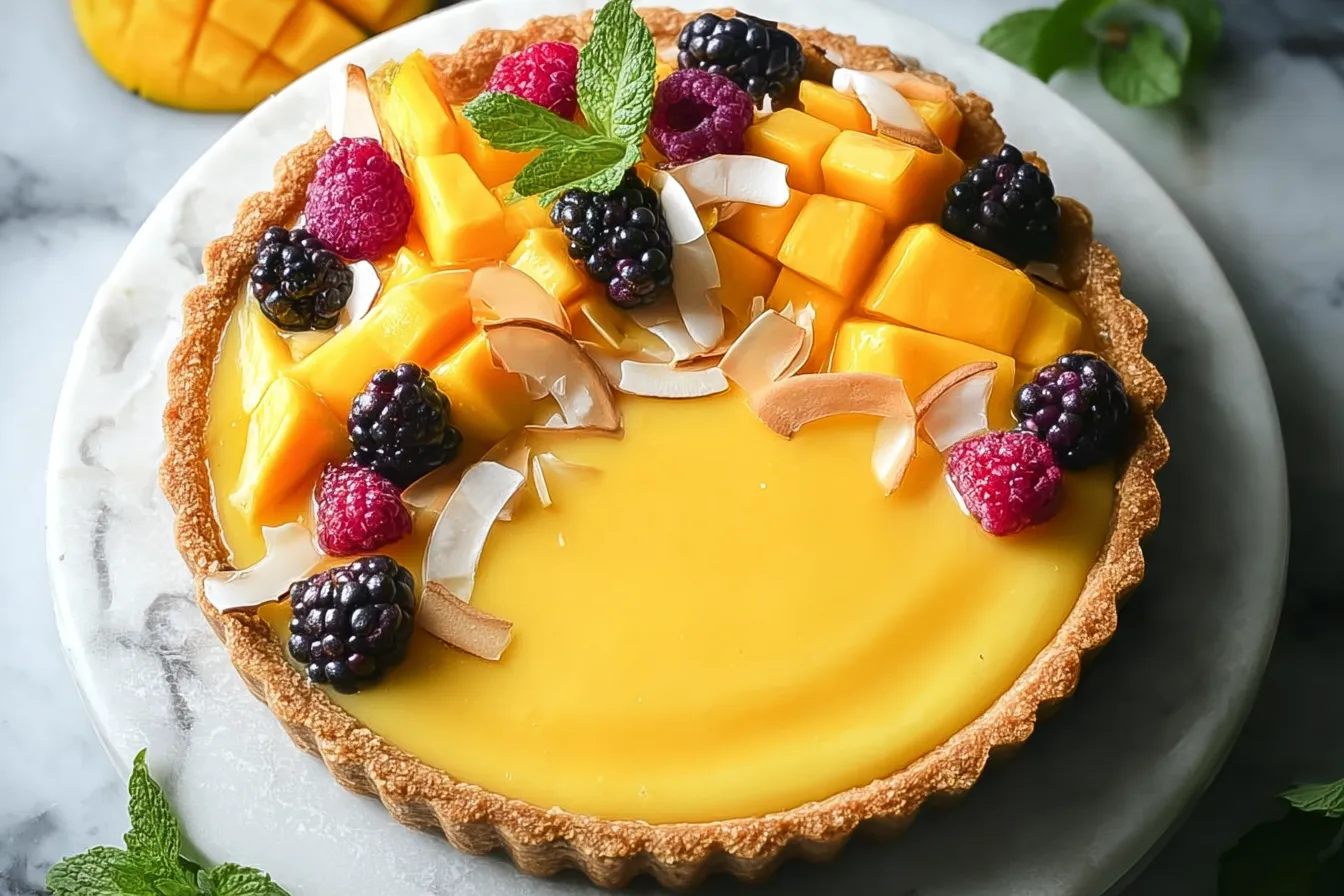 Mango Curd Tart Recipe