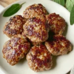 Delicious Maple Sage Turkey Breakfast Sausage Patties