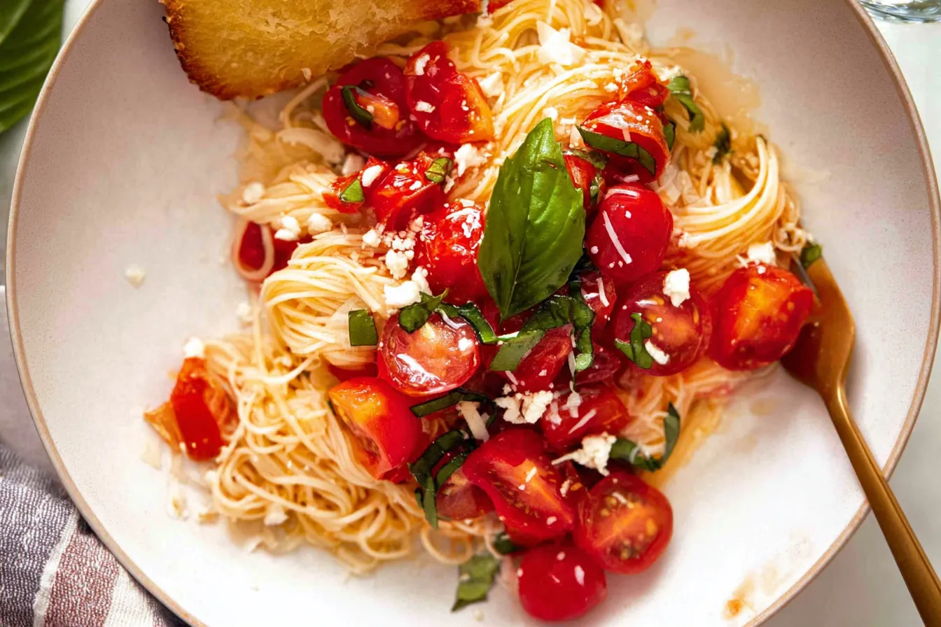 Marinated Tomato Pasta with Fresh Summer Cherry Tomatoes Bliss 3 Flavorful Marinated Tomato Pasta with Summer Cherry Tomatoes