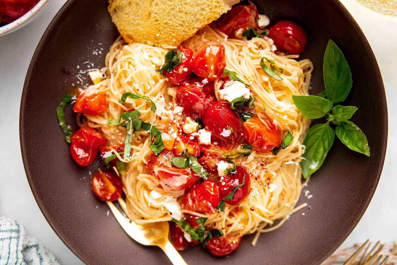 Marinated Tomato Pasta with Fresh Summer Cherry Tomatoes Bliss 4 Marinated Tomato Pasta with Fresh Summer Cherry Tomatoes