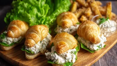 Mini Croissant Sandwiches - Tasty and Easy to Make