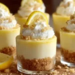 Mini Lemon Cheesecake Cups Freshly Made