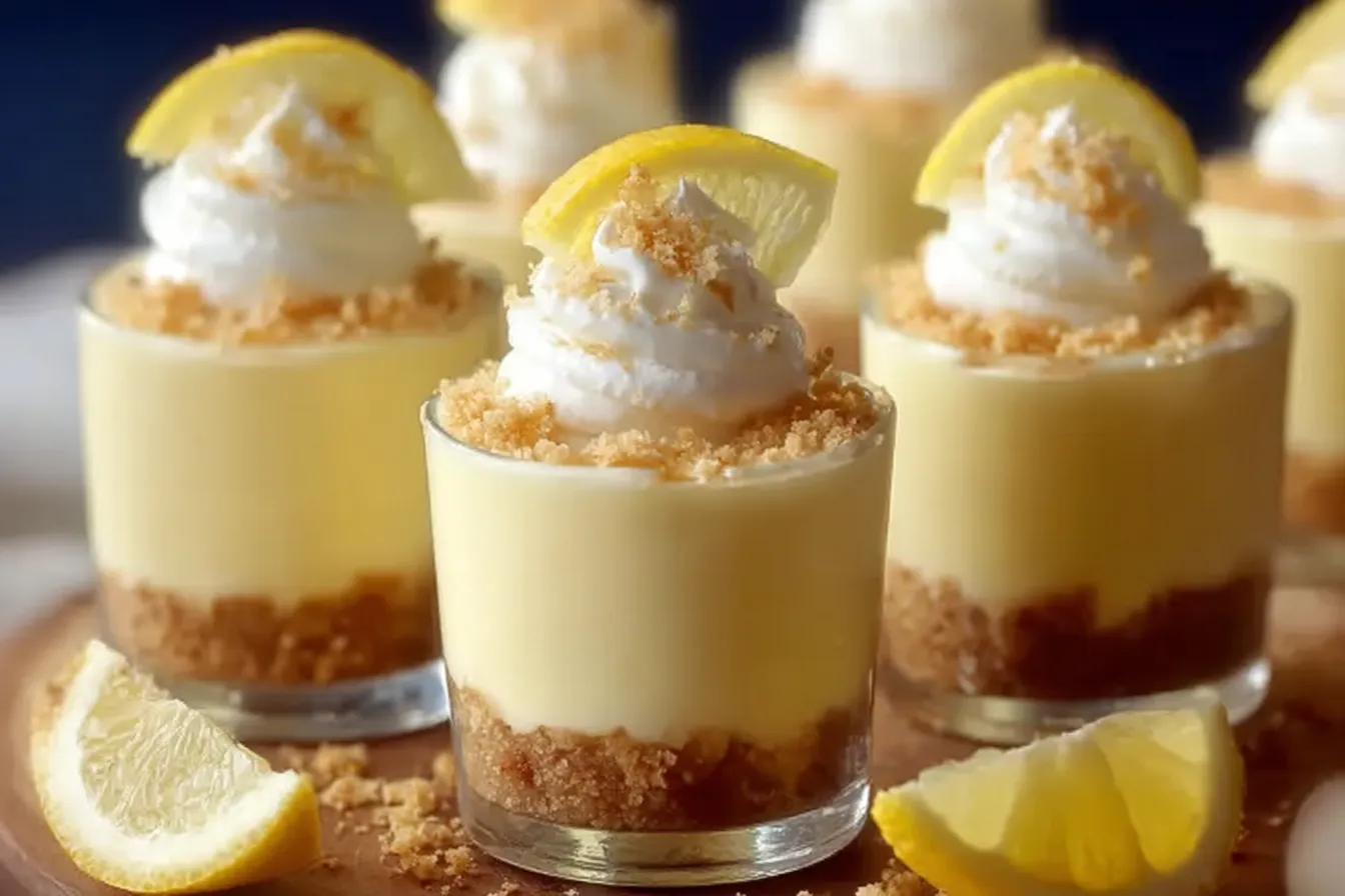 Mini Lemon Cheesecake Cups Recipe