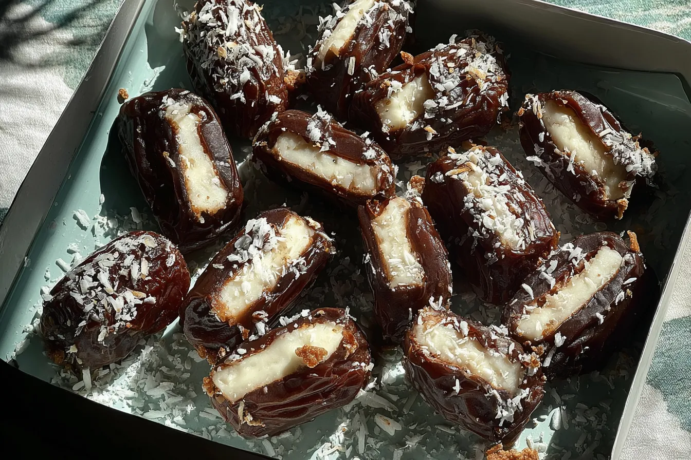 Mounds Bar Dates: Irresistible Chocolate-Coconut Goodness