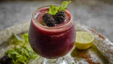 Delicious Mulberry Lemonade