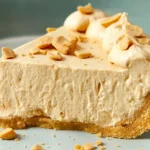 Delicious No-Bake Peanut Butter Pie Slices on a Plate