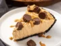 Decadent No Bake Peanut Butter Pie Slice