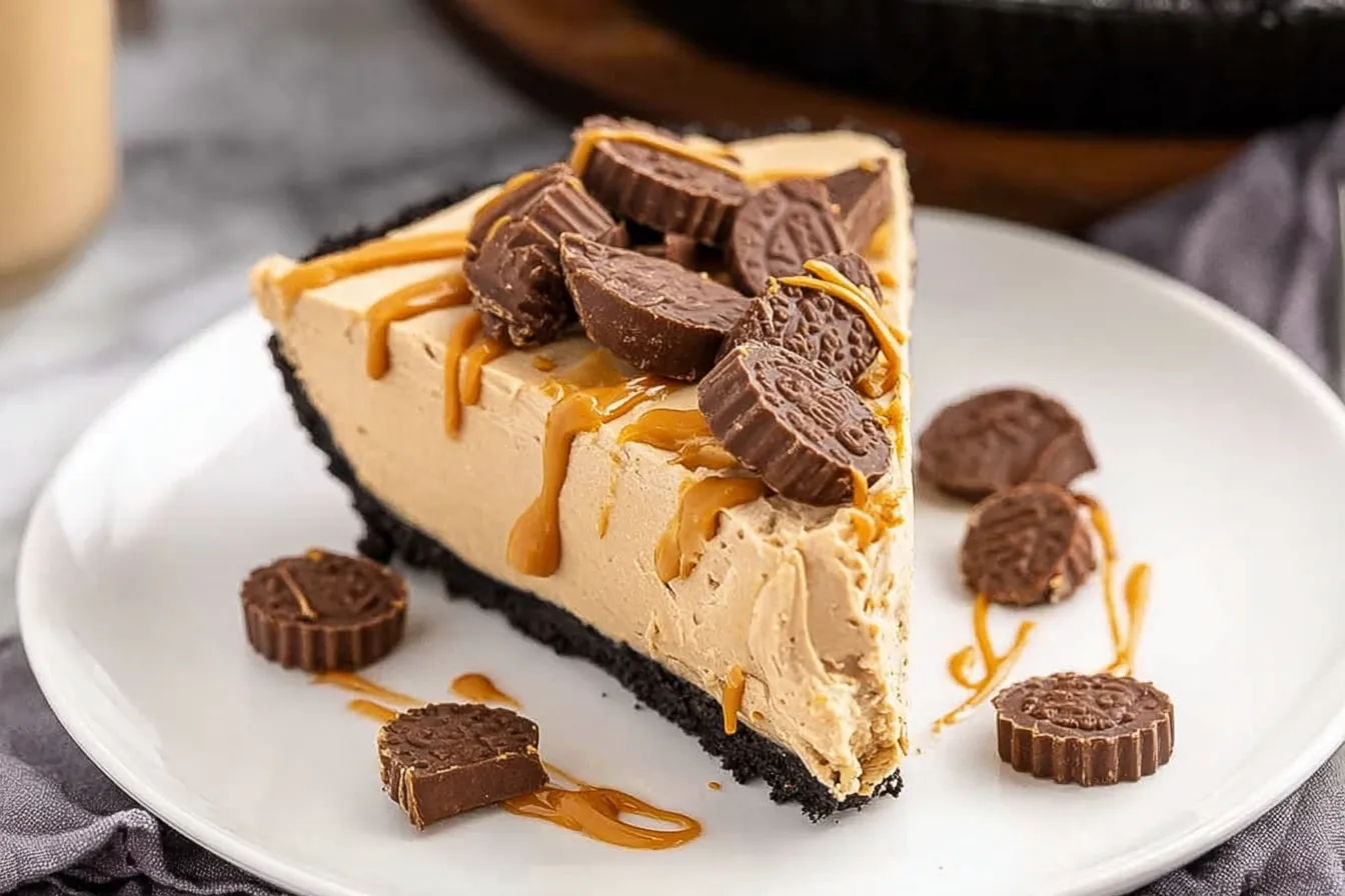 No Bake Peanut Butter Pie 