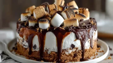 No Bake Smores Ice Cream Cake – A Summer Delight!