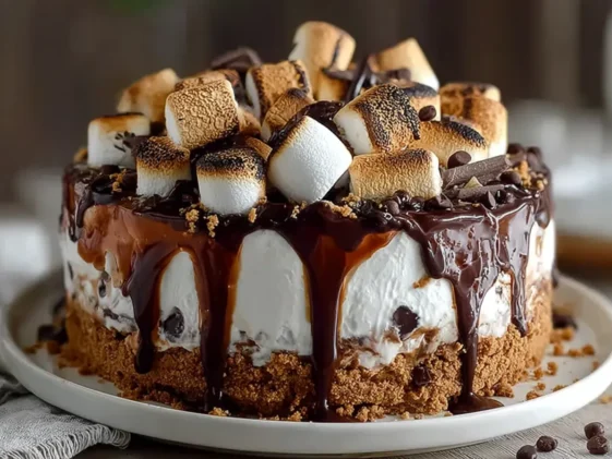 No Bake Smores Ice Cream Cake – A Summer Delight!
