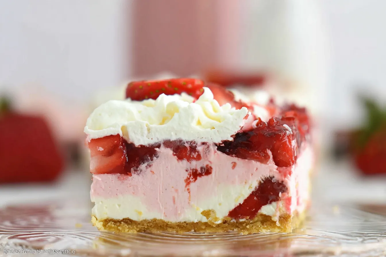 No-Bake Strawberry Delight