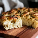 Golden Brown Overnight No Knead Focaccia