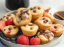 Pancake Mini Muffins on a Plate - Delicious Breakfast Idea
