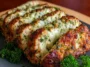 Parmesan Chicken Meatloaf Freshly Baked and Delicious