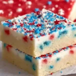 Patriotic Sugar Cookie Bars – Colorful 4th of July Dessert