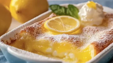 Paul Hollywood’s Favorite One-Bowl Lemon Dessert on a Plate