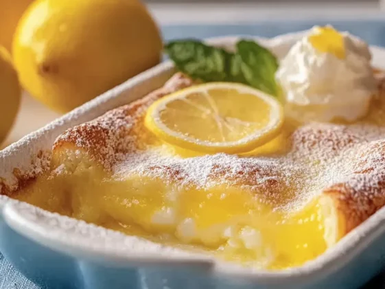 Paul Hollywood’s Favorite One-Bowl Lemon Dessert on a Plate