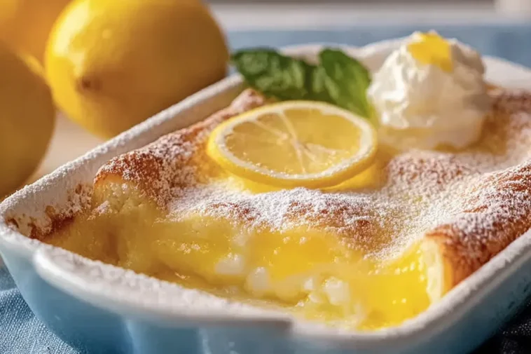 Paul Hollywood’s Favorite One-Bowl Lemon Dessert on a Plate