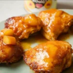 Delicious Peach Glazed Chicken with Canned Peaches