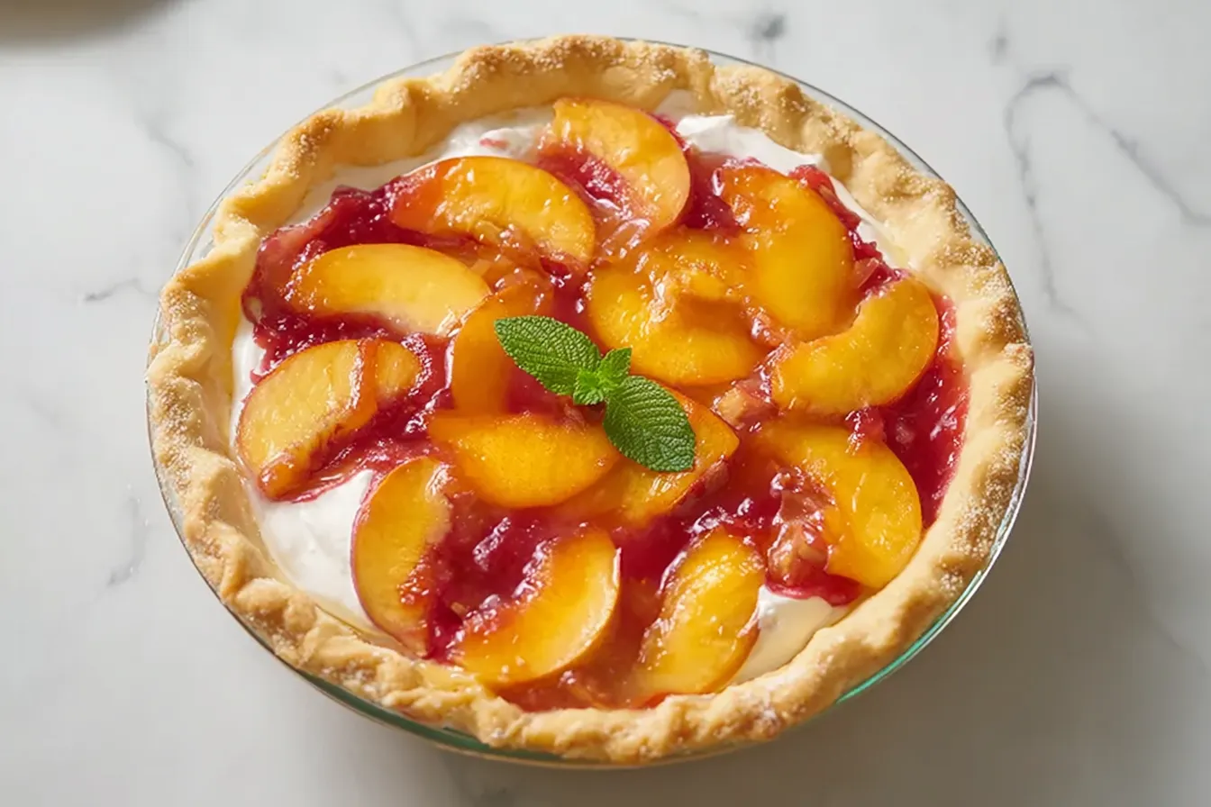 Peach Surprise Pie: A Sweet Delight to Impress Everyone 3 Peach Surprise Pie Freshly Baked Deliciousness