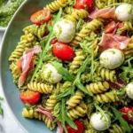 Quick Antipasto Pesto Pasta Salad Ready to Serve