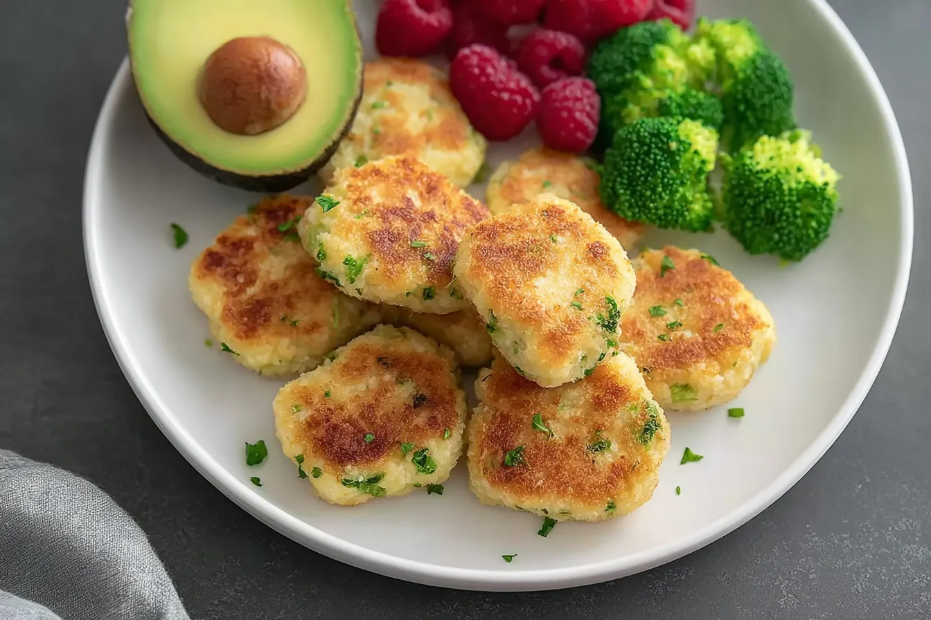 Quick Chicken and Broccoli Nuggets for Baby 