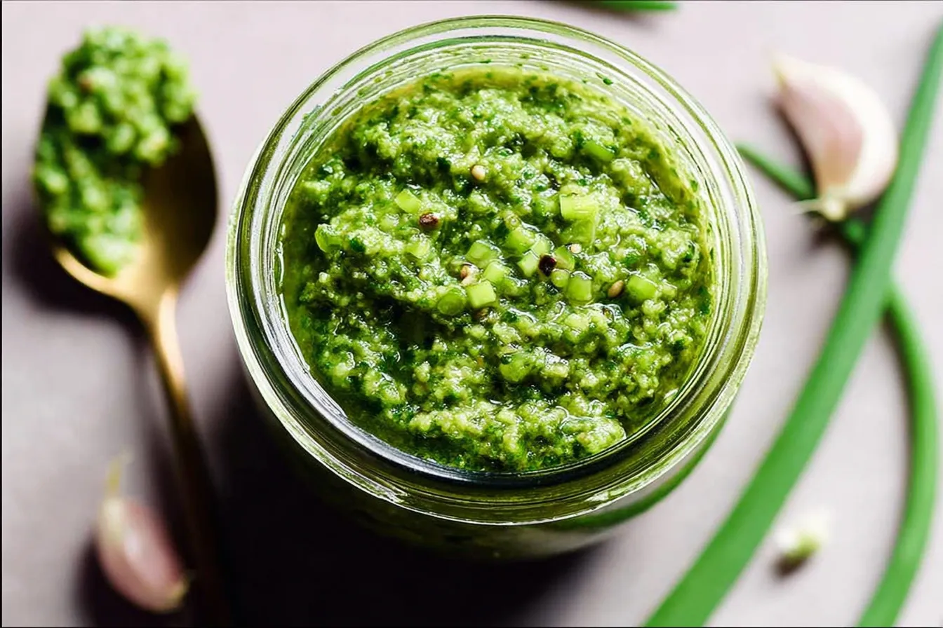 Quick & Fresh Garlic Scape Pesto: A Flavorful Delight 4 Quick & Fresh Garlic Scape Pesto