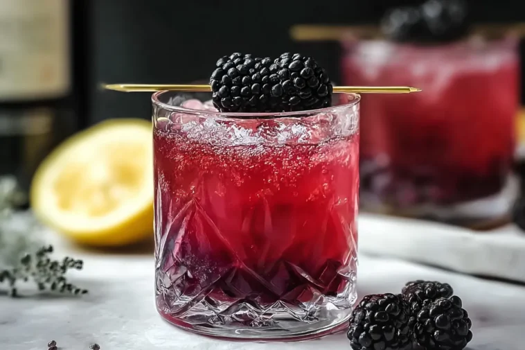 Quick Mulberry Gin Cocktail: Refreshing Summer Bliss