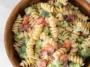 Colorful Ranch Pasta Salad in a Bowl