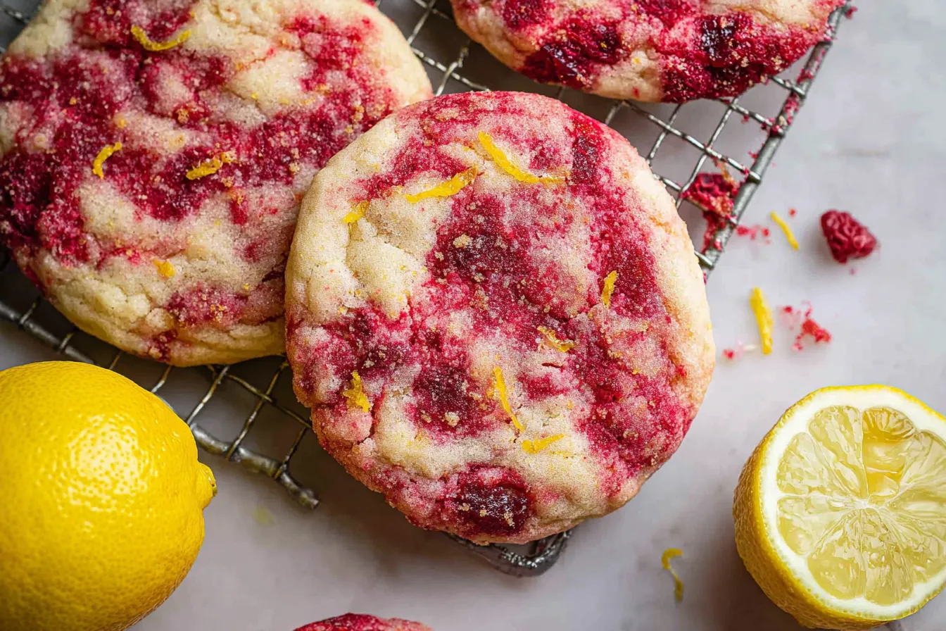 Raspberry Lemonade Cookies Freshly Baked Delight