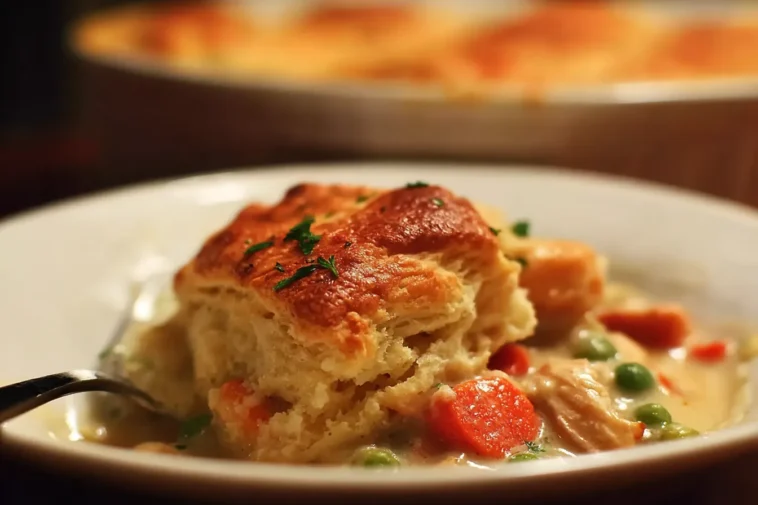 Delicious Red Lobster Biscuit Chicken Pot Pie Freshly Baked