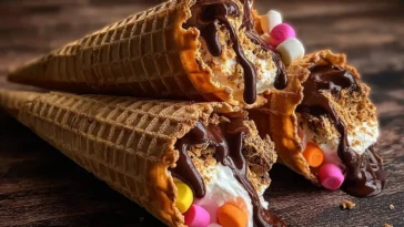 Reese’s Campfire Cones Ready to Enjoy!
