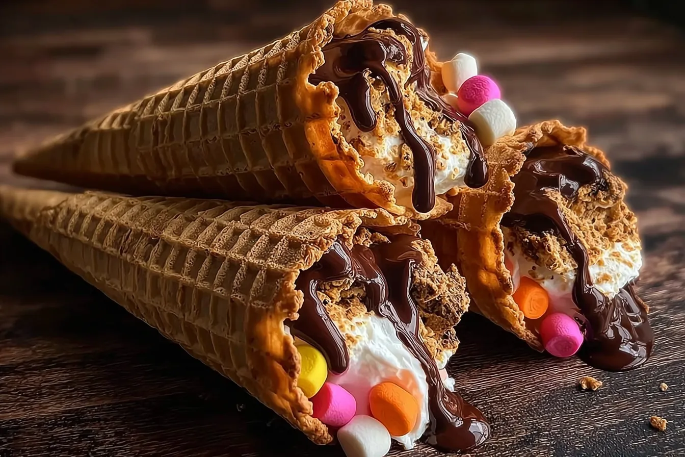 Reese’s Campfire Cones: A Delicious Treat for Everyone! 3 Reese’s Campfire Cones Ready to Enjoy!