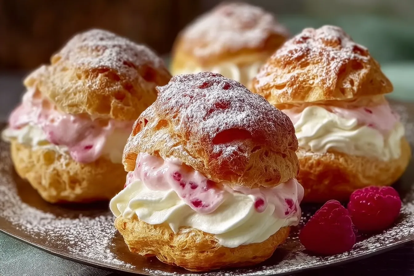 Rhubarb Cream Puffs: A Delightful Spring Treat 4 Rhubarb Cream Puffs