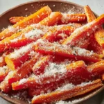 Delicious Roasted Parmesan-Garlic Carrots