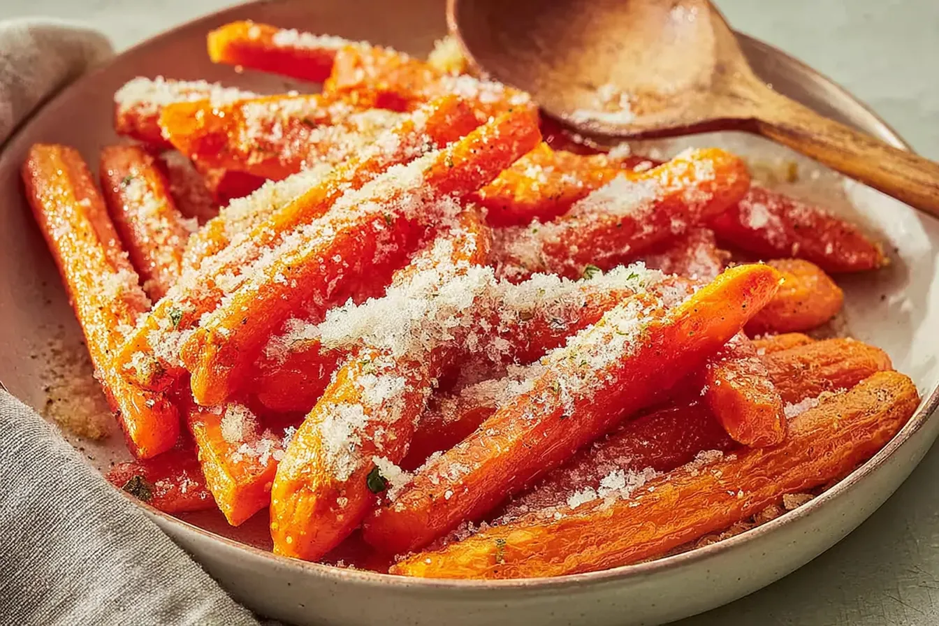 Roasted Parmesan-Garlic Carrots