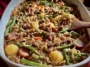 Sausage Green Bean Potato Casserole Freshly Baked