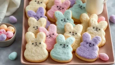 Soft Buttercream Bunny Cookies Ready for Spring Celebrations
